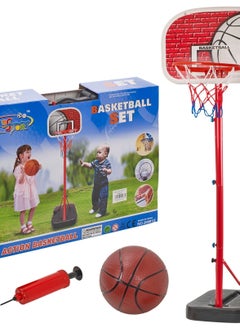 166cm Kids Portable Adjustable Basketball Set Stand With Net Hoop Backboard Pump - pzsku/ZA5CBFF153285B070AB37Z/45/_/1728184499/3bdb73b7-5ee3-405a-8c10-92895d11f092