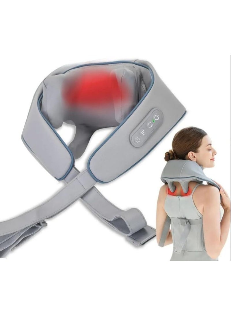 ARABIQO Option 1 (Best for SEO & Utility): Neck and Shoulder Massager with Heat Deep Tissue 3D Kneading Massage Pillow for Back Waist Legs Pain Relief Electric Shiatsu Massager for Home Office and Car - Image 1