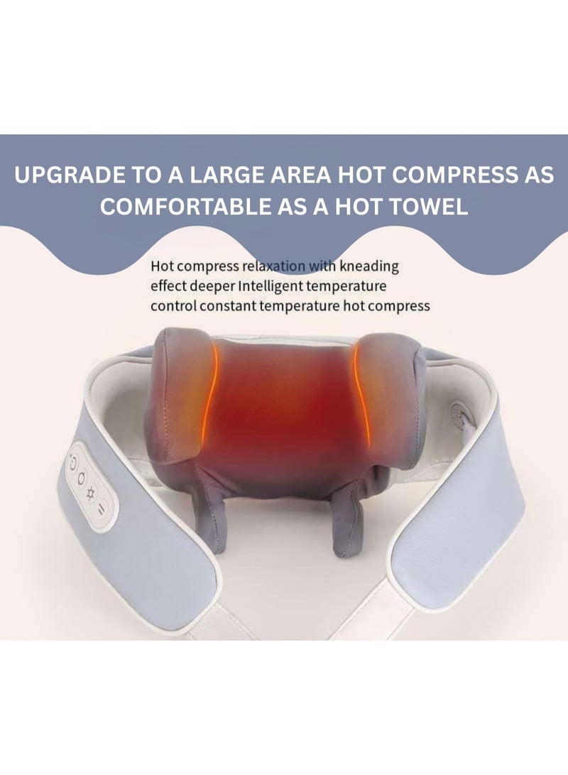 ARABIQO Option 1 (Best for SEO & Utility): Neck and Shoulder Massager with Heat Deep Tissue 3D Kneading Massage Pillow for Back Waist Legs Pain Relief Electric Shiatsu Massager for Home Office and Car - Image 5