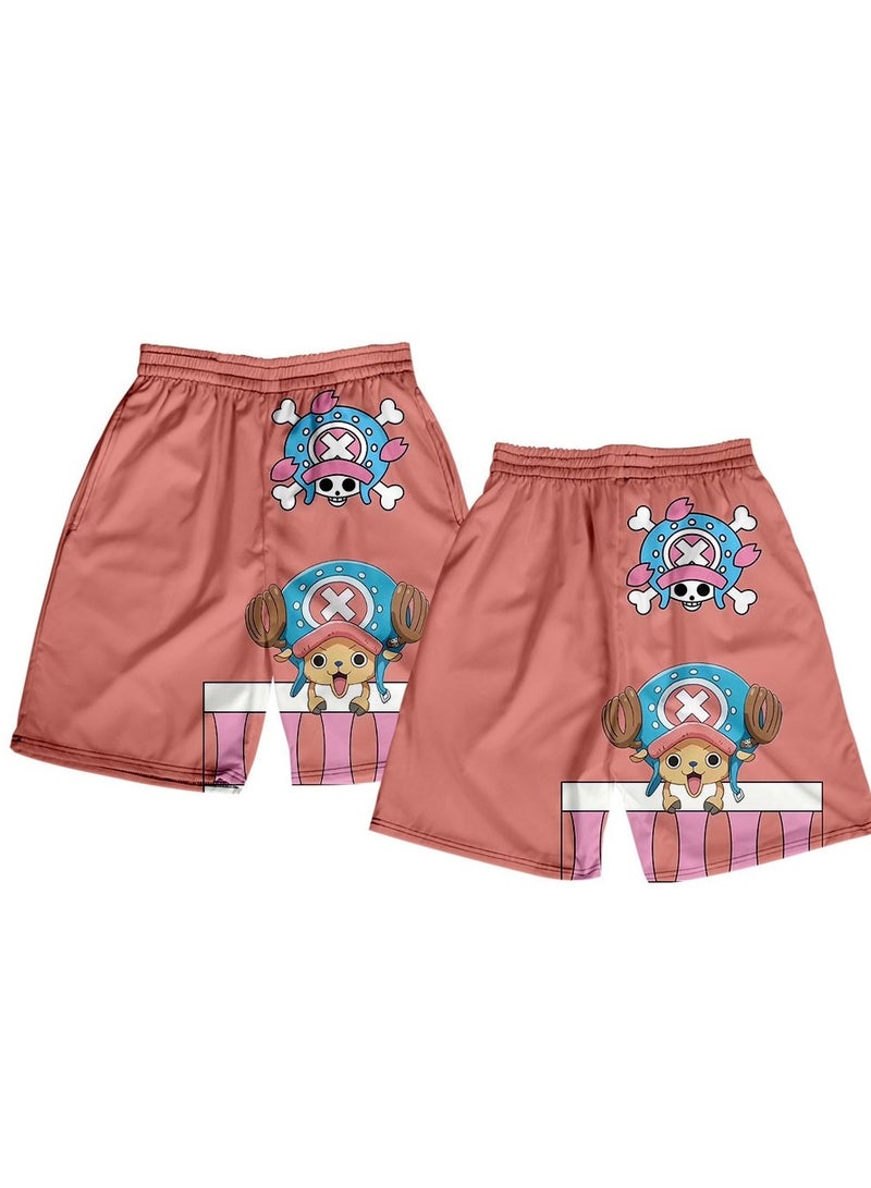 KUYING Summer One Piece Loose Home Five Guarter Shorts  - Image 1