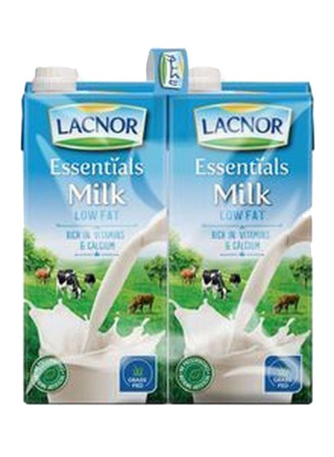 Lacnor Essentials Low Fat Milk, Pack Of 4 
