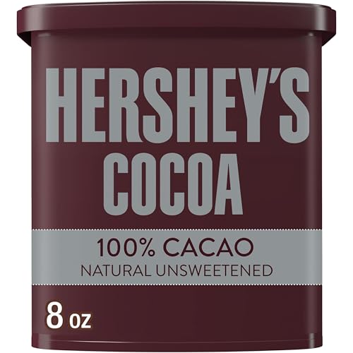 HERSHEY'S Natural Unsweetened Cocoa Powder Can, 8 oz - Image 1