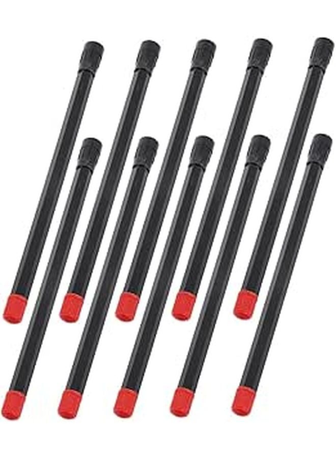 10 Pcs Plastic Tire Valve Stem Extensions for Easy Car Motorcycle Scooter Tire Inflation - Image 1