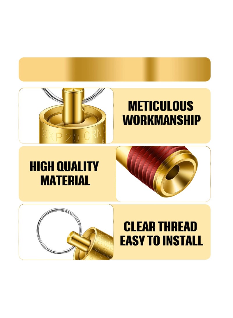 SYOSI Control Devices 4 Pieces 1/4in Male NPT Brass Safety Valve Pressure Relief Valve Air Compressor Check Valve (150 psi Set Pressure) - Image 3