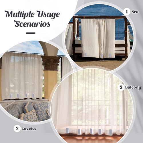 Copkim 16 Pieces Outdoor Curtain Weights Waterproof Magnetic Drapery Weights for Home Decor Bathroom, Shower, Liner, Flags Tablecloth to Stop Wind (Gray) - Image 5