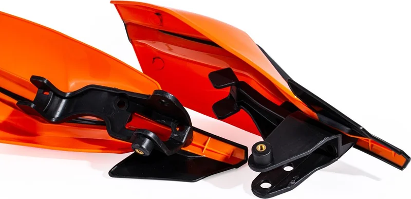 سافاج Motorcycle Handguard Universal Orange Black Handguard Ktm