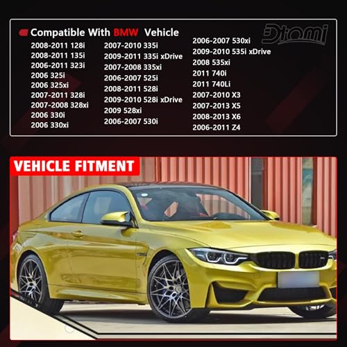 Dtomi Engine Oil Filter Housing Cover Cap Compatible With BMW Vehicle E60 E70 E90 E93 F10 F30 128i 135i 528i 528i 328i 335i 530i 740i X3 X5 X6 Z4 Replace 11427525334 11427566327 917056 - Image 3