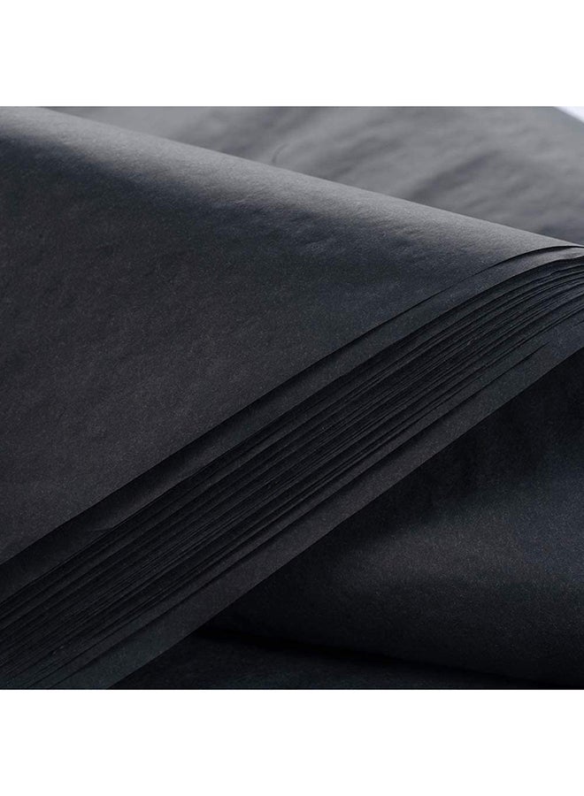 Generic 50-Pieces Premium Quality Gift Wrapping Tissue Paper Black  - Image 3
