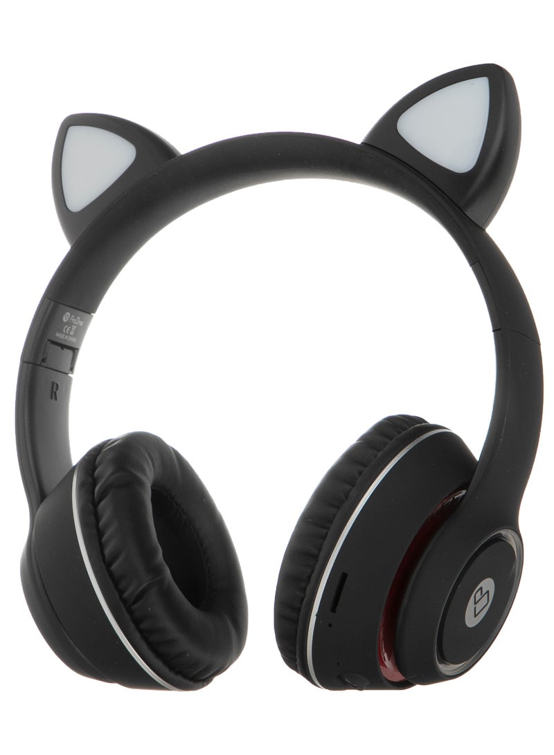 ProOne ProOne PHB3550 Bluetooth Gaming Headset with Microphone - Wireless Headphones for PC PS5 PS4 Mac, 40mm Drivers, 10Hrs Playtime, Colorful LED Lights, Gaming Headphones (Black)  - Image 2