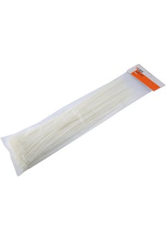 BMB tools White Cable Tie 100 Pieces 4mmx100mm | Cord Management| Cable Ties| Cable ties wraps | plastic ties|  Self-Locking Premium  - Image 2