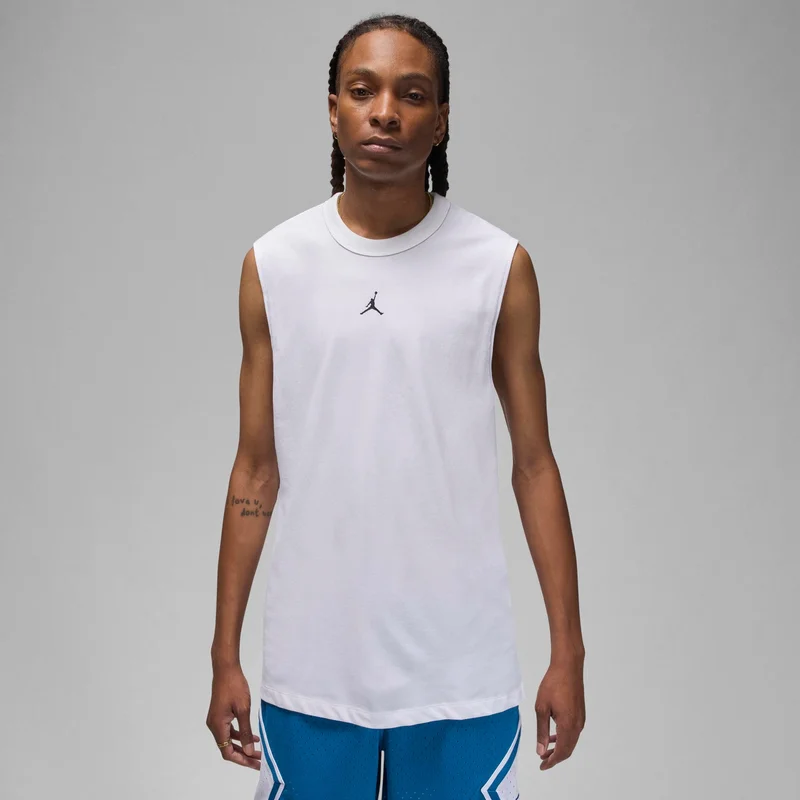 Jordan White Men's Sport Dri-FIT Top for Men | Best Price UAE