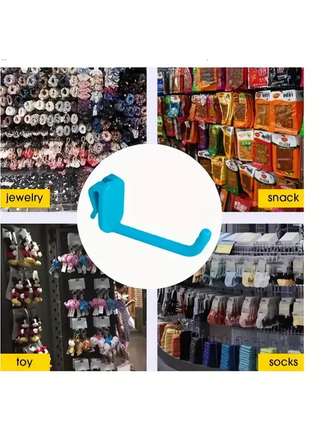 Assorted Color 10pcs Durable Plastic Hooks For Metal Mesh Panels Heavy Duty - Image 3