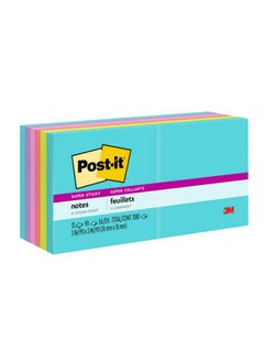 Super Sticky Notes 12 Sticky Note Pads 3 X 3 In. School Supplies For Students Ideal For Textbooks Notebooks Walls And Vertical Surfaces Supernova Neons Collection