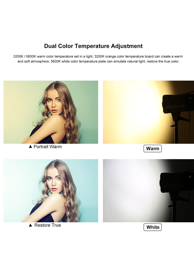 بولوز طقم إضاءة للتصوير الفوتوغرافي بقدرة ‎220 فولت و150 واط بدرجة حرارة لون من ‎3200K إلى ‎5600K، مع حاملة إضاءة بارتفاع ‎2.8 متر وصندوق إضاءة علوي على شكل فانوس قابل للطي مقاس ‎65 سم. طقم إضاءة مثالي للتصوير الفوتوغرافي/تسجيل الفيديو/البث المباشر/تصوير البورتريه. - Image 5