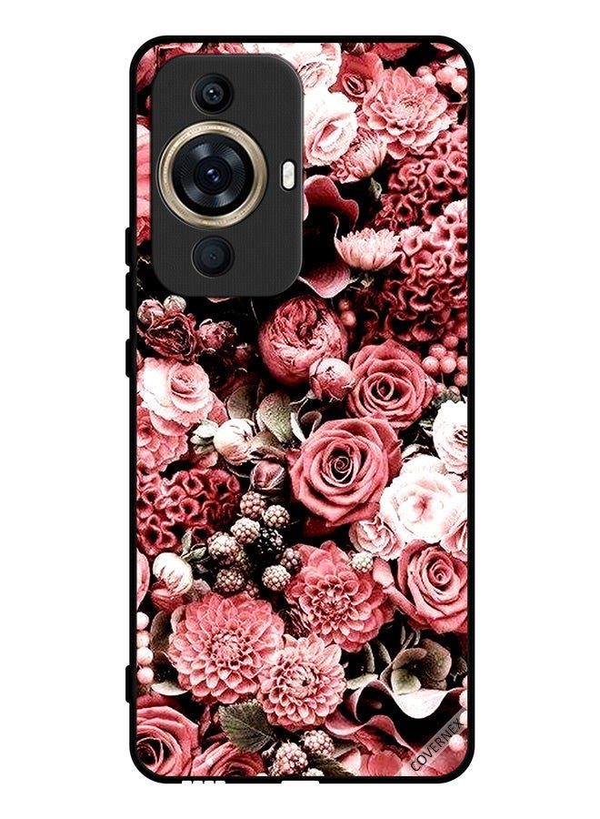 Covernex Protective Case Cover For Huawei nova 11 Pro Peach Roses - Image 1