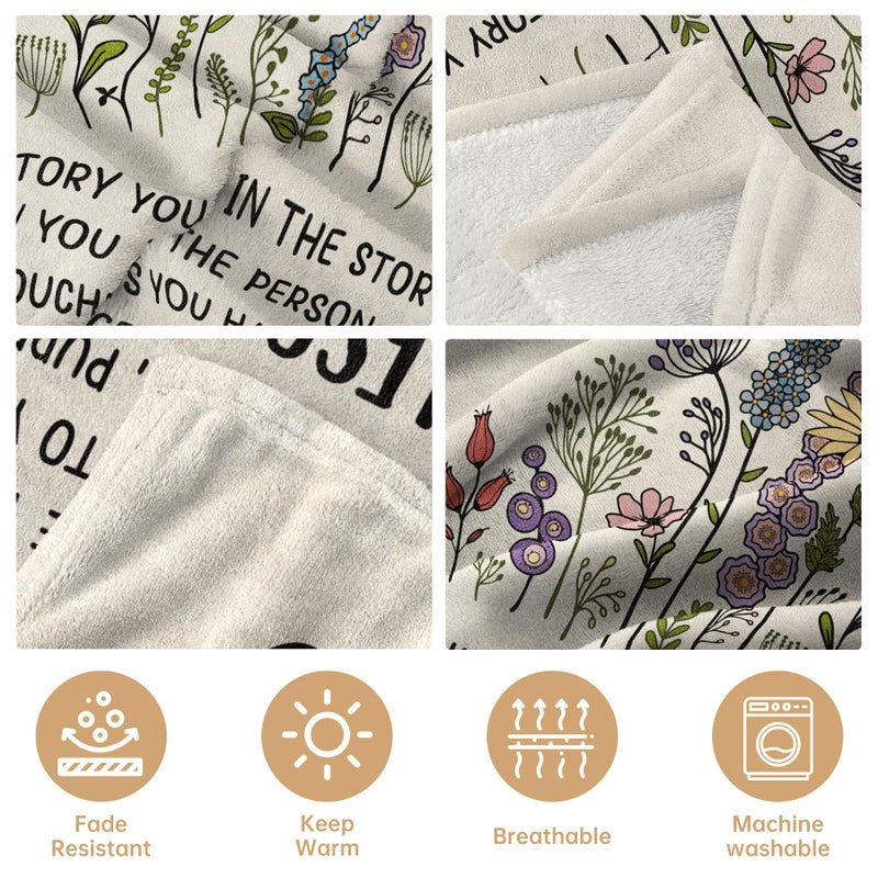 Afterprints 40th Birthday Gifts Women, Chapter 40 Blanket Gift for Her, 40 Year Old Birthday Gifts for Women, Friend, Sister, Mom, 1986 Bday Gift, Turning 40 Throw Blankets 50'' x 60'' - Image 4