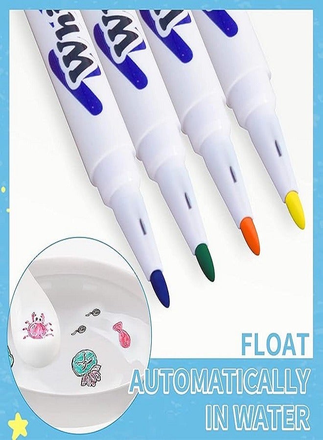 Marker pens with floating magic water ink crayon crayon can float in water for drawing and coloring Games for boys and girls toddlers 3 years old 11piece - Image 5