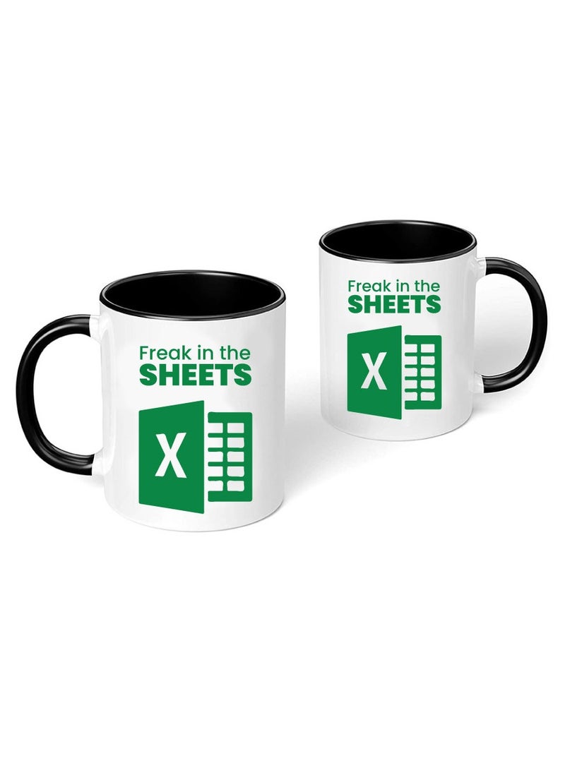 برينت شوب فور مي ورقة الغش المطبوعة من Excel - هدية المحاسب للموظفين - مجموعة Excel - كوب القهوة المختصرة من Excel - هدايا عيد ميلاد لزملاء العمل والأصدقاء والعائلة - Image 2