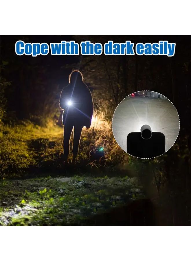 مفتاح LED صغير لحمل الهاتف من نوع USB-C، مصباح جيب قابل لإعادة الشحن للإدخال المباشر واستخدام اليدين الحرتين. - Image 4