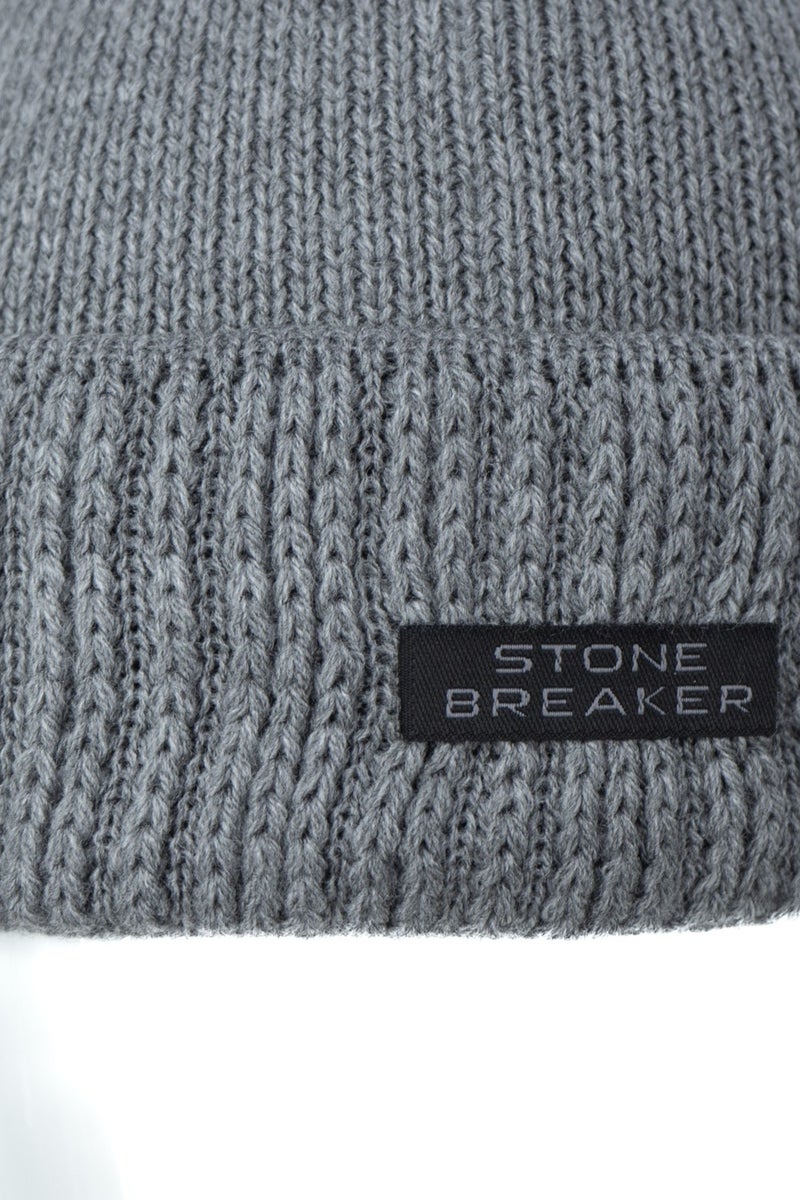 Ottoland Men's Winter Thick Beanie Cotton Folded Stone Model Keeps Warm Flexible Windproof  - Image 5