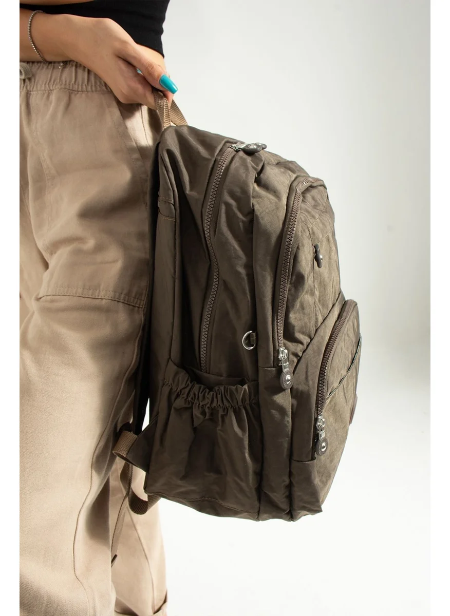 Çanta Trend Bag Trend Mega Size Multi-Compartment Unisex Parachute Fabric Backpack