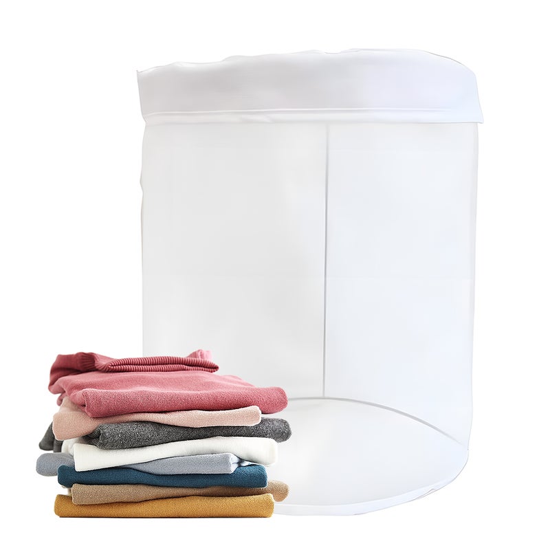 Mesh Bags: 5 Gallon Nylon Fabric With 190μm/220μm Filter Holes - Durable Double Stitching, Foldable & Portable Multifunctional Bags For Laundry, Travel, Aquarium Filtration - Image 1