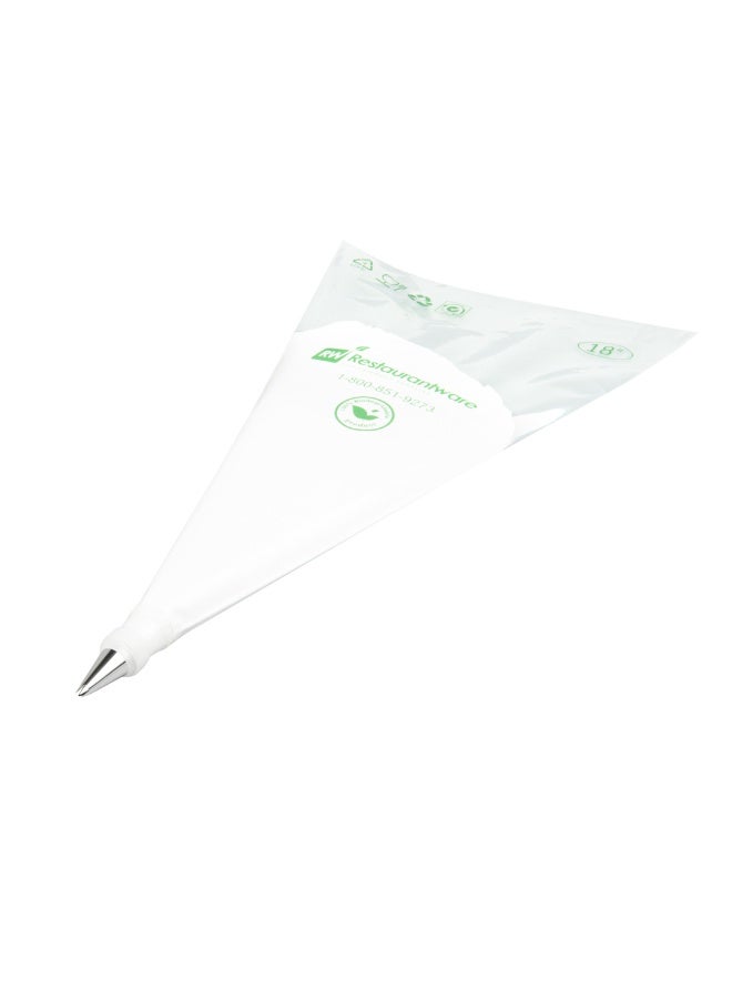 Restaurantware Pastry Tek Leaf Icing Tip, 1 Reusable Piping Tip - #74, Dent-Resistant, Stainless Steel Decorating Cake Tip, Dishwasher-Safe, Decorate Cupcakes, Cakes, or Cookies - Image 2