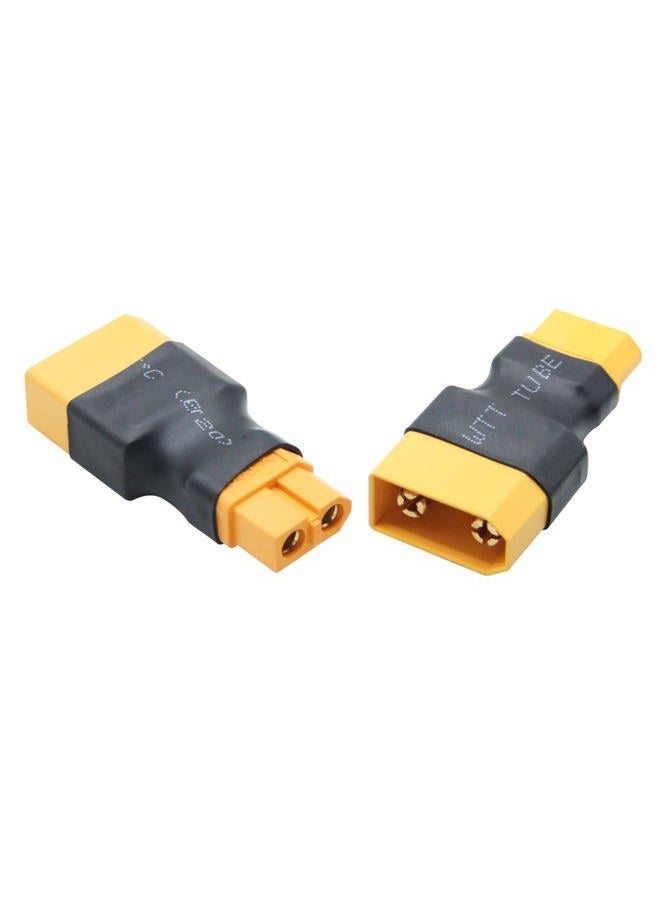 Maixbomr XT60 Female to XT90 Male Connector Converter,XT60 Female to XT90 Male Connector no Wire Adapter,for RC Lipo Battery Charger Charging or XT60 / XT90 Converting Plug(2Pcs) - Image 4