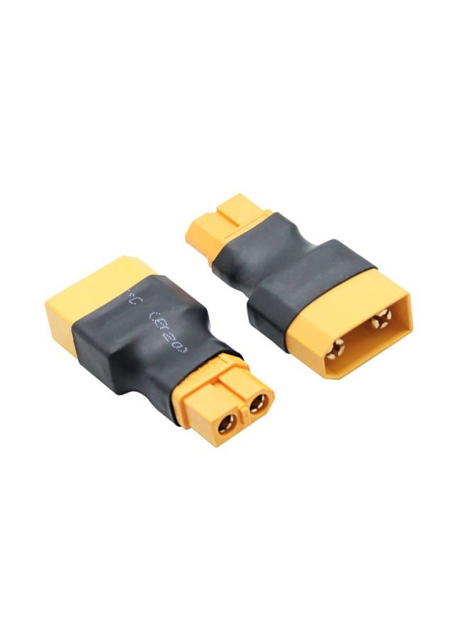 Maixbomr XT60 Female to XT90 Male Connector Converter,XT60 Female to XT90 Male Connector no Wire Adapter,for RC Lipo Battery Charger Charging or XT60 / XT90 Converting Plug(2Pcs) - Image 5