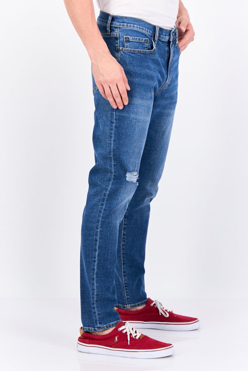 GAP Men Slim Fit Wash Stretchable Denim Jeans, Blue - Image 2