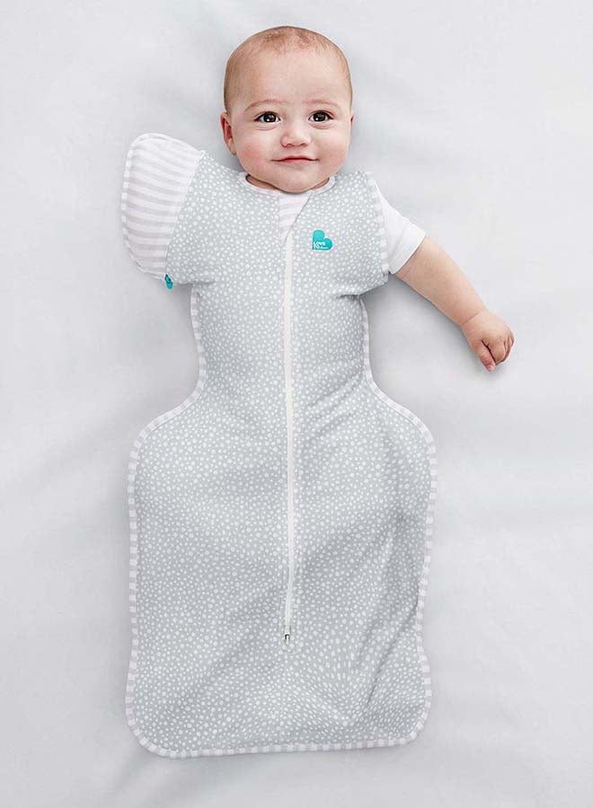 لاف تو دريم "حقيبة التقميط UP T/Bag من الخيزران الأصلي بنقشة النقاط الرمادية" - Image 2