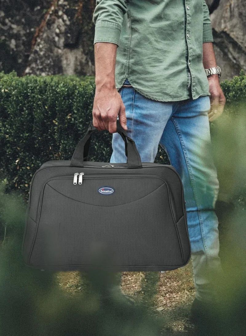 SENATOR 22 Travel Duffle Bag for Unisex Lightweight Nylon Bag Multi Pocket Water & Scratch Resistant Adjustable Shoulder Strap Weekend Bag Convenient Carry On Luggage for Camping Training 42L EA218  | Best Price UAE
