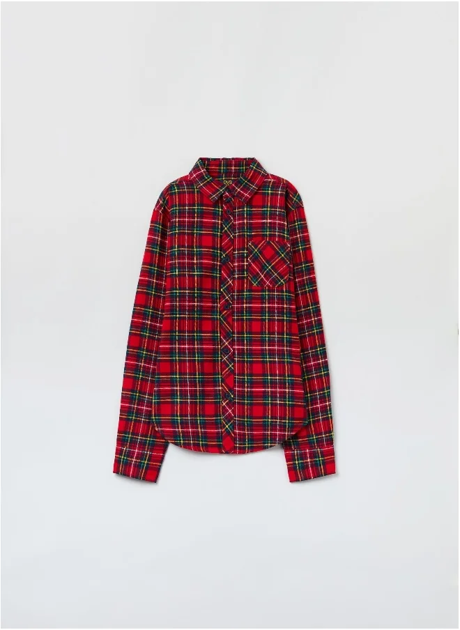 او في اس Ovs Boys Tartan Check Shirt