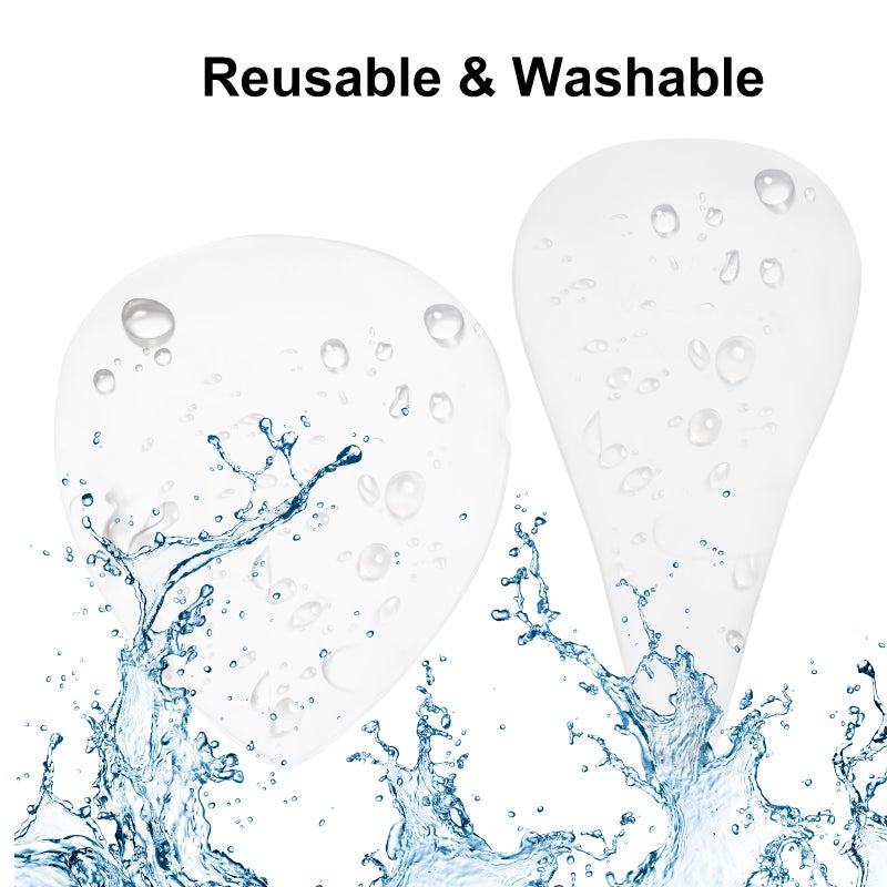Camel Toe Pad Silicone Camel Toe Concealer Reusable Invisible Adhesive for Women Swimwear Waterproof Swimming Cover Pad 2 Pack - Image 4
