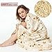 LetsFunny LetsFunny Burrito Tortilla Wrap Blanket,  Burrito Wrap Novelty Blanket Tortilla Towel for Adults/Kids, Giant Round  - Image 2