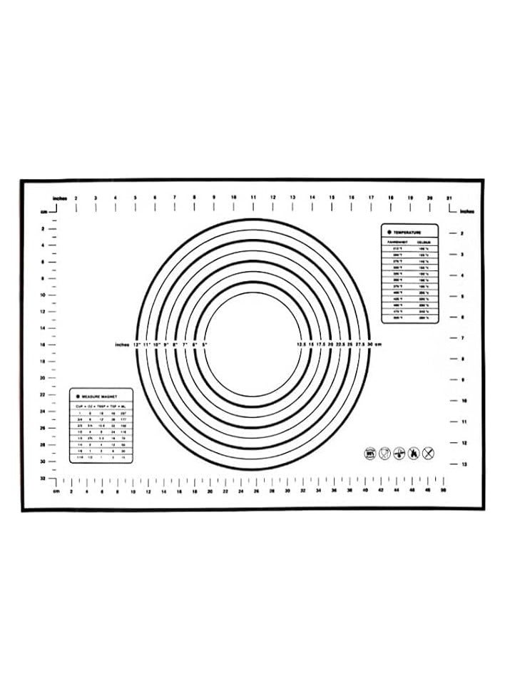 Green Tiger Stainless Steel Rolling Pin and Baking Pastry Mat Set, Adjustable Rolling Pin with Thickness Rings, Dough Roller Pins with Silicone Non Stick Mat for Dough - Image 3