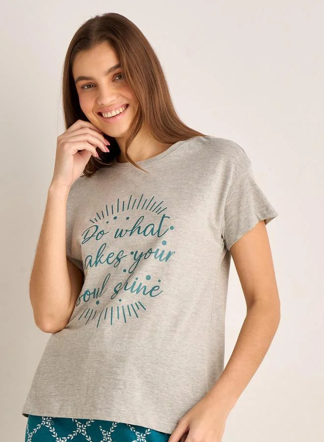 Splash FAV Pyjama Set Printed T shirt & Pyjama