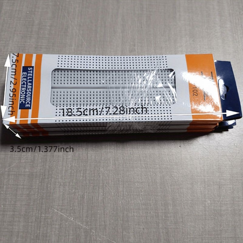 لون متعدد من أطقم لوحات التجارب 830 400 170 نقطة MB 102 مناسبة لـ Raspberry Pi ESP32 STM32 تصميم الدوائر والنماذج الأولية لصنع سيارات ذكية روبوتية لمشاريع الهواة الطلابية 3 قطع لوح تجارب 400 ثقب - Image 2