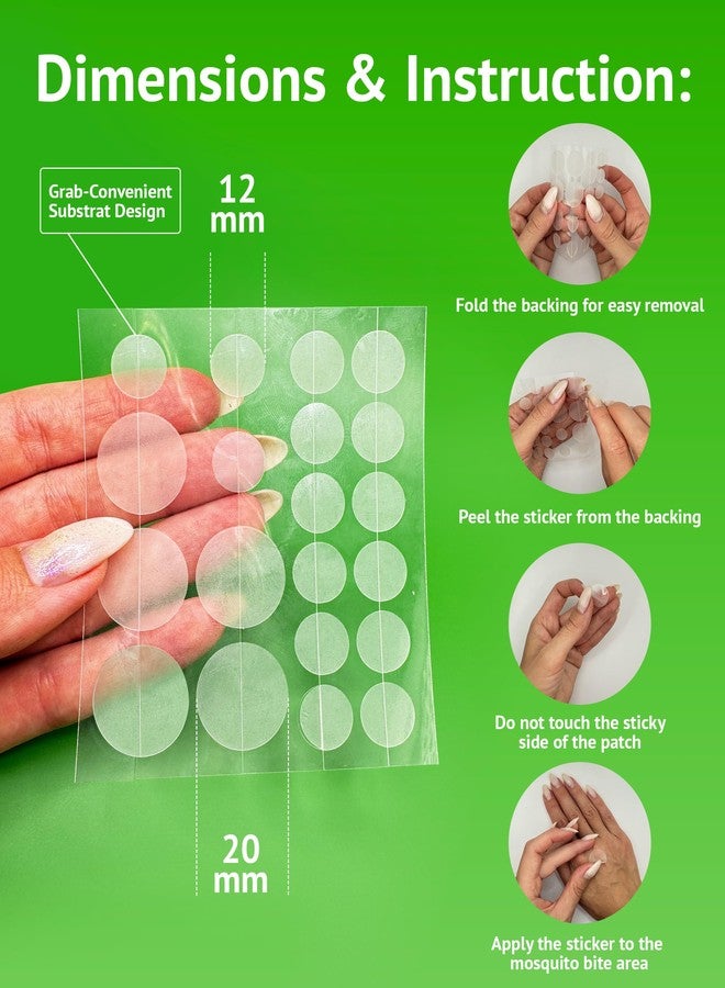 BRISON Itch Relief Patches for Bites & Stings - 60 pcs Aloe - Anti Itch Stickers Natural D-Panthenol Formula Indoor Natural Camping Essentials for Kids Adults - Image 5