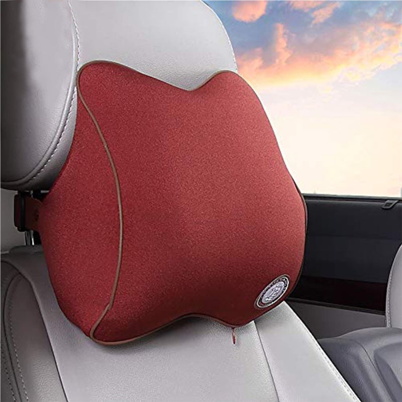 Gigi (G-1421) Gigi Memory Foam Car Neck Pillow Car Headrest,Head Pillow,Rest Pillow,Protect Neck (Brown) - Image 3