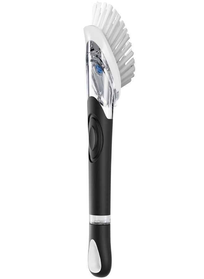 Pamrack Soap Dispensing Dish Brush, Dish Scrub Brush with Soap Dispenser, Dish Soap Brush for Dishes, Pans, Sink, Pots - Image 1