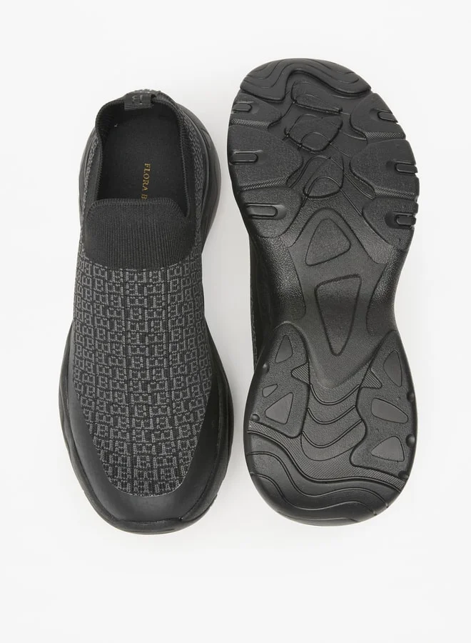 فلورا بيلا من شو إكسبرس Women's Textured Slip-On Low Ankle Sneakers