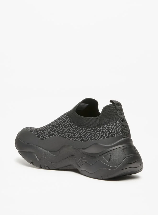 فلورا بيلا من شو إكسبرس Women's Textured Slip-On Low Ankle Sneakers