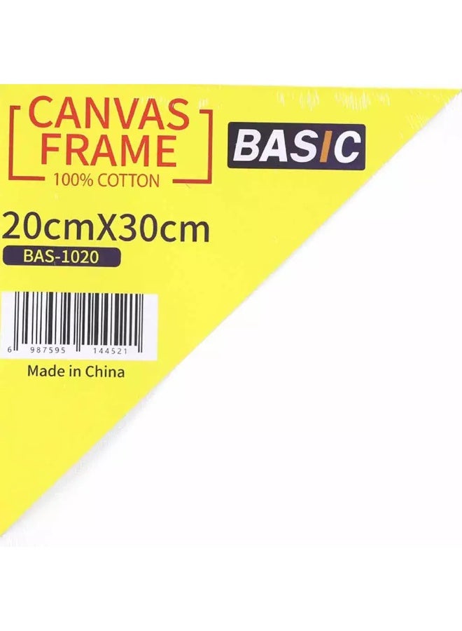 Basic Canvas Board, 20x30 CM - White - Image 2
