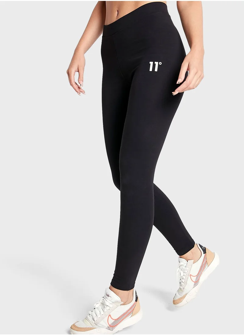 11 degrees Logo Leggings