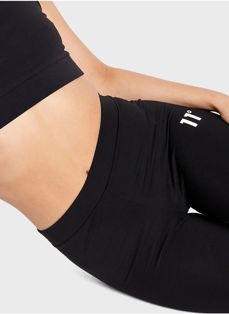 11 degrees Logo Leggings