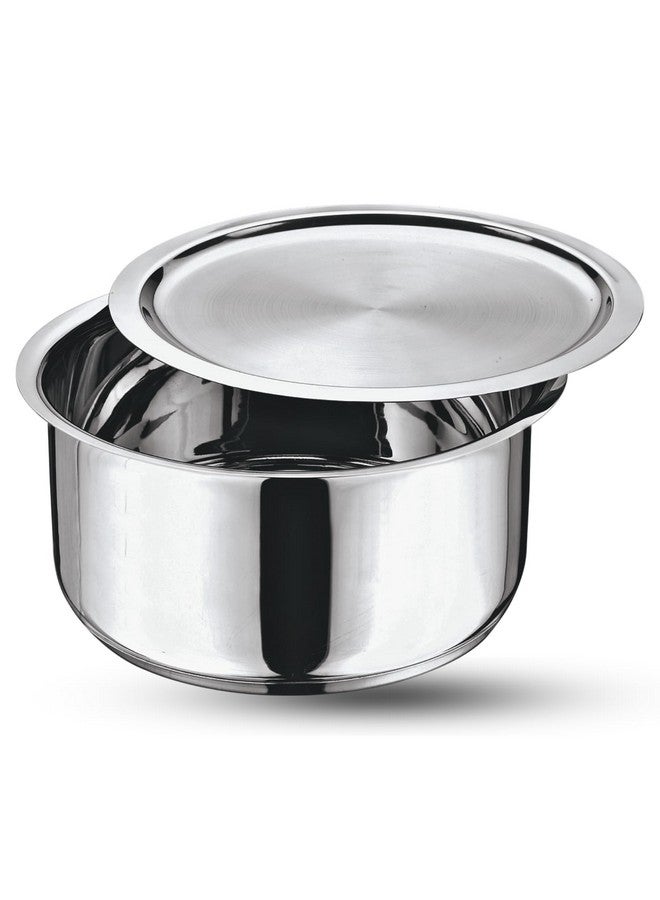 VINOD Vinod Stainless Steel 304 Grade Tope/Patila/Topiya with Lid - Diameter 20 cm, Capacity 3 Litre, Induction and Gas Stove Friendly, 2 Year Warranty, Silver  - Image 1