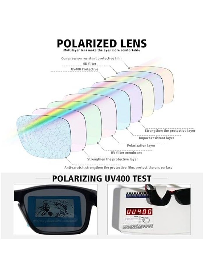 Polarized Sunglasses for Men Women Sports Driving Fishing Glasses UV400 Protection - Image 4