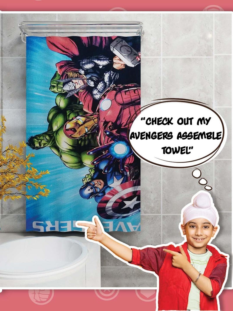 Athom Trendz Athom Living Marvel Group 350 GSM 100% Cotton Kids Bath Towel 60x120 cm - Image 2