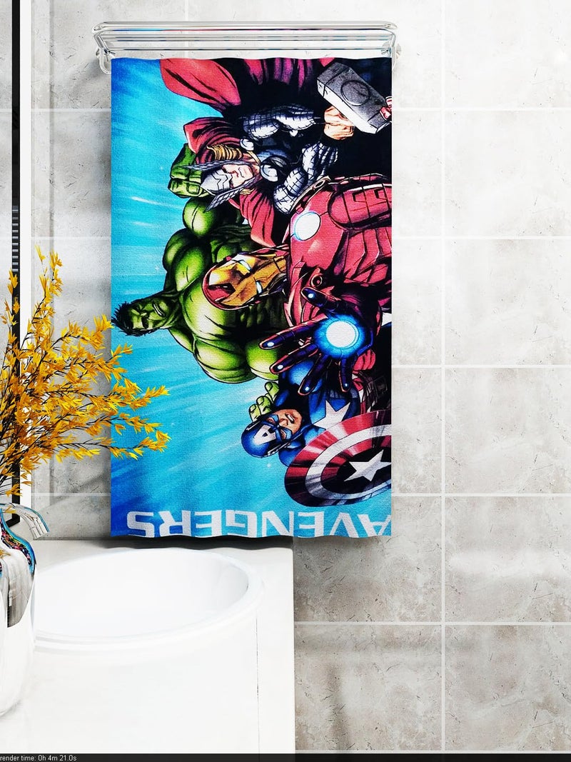 Athom Trendz Athom Living Marvel Group 350 GSM 100% Cotton Kids Bath Towel 60x120 cm - Image 1